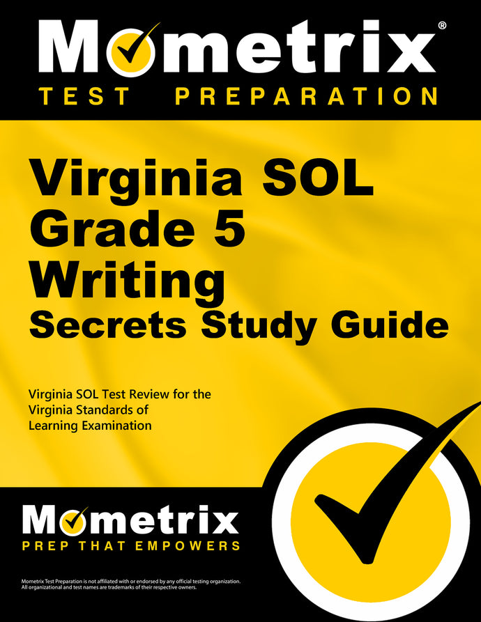 Virginia SOL Grade 5 Writing Secrets Study Guide