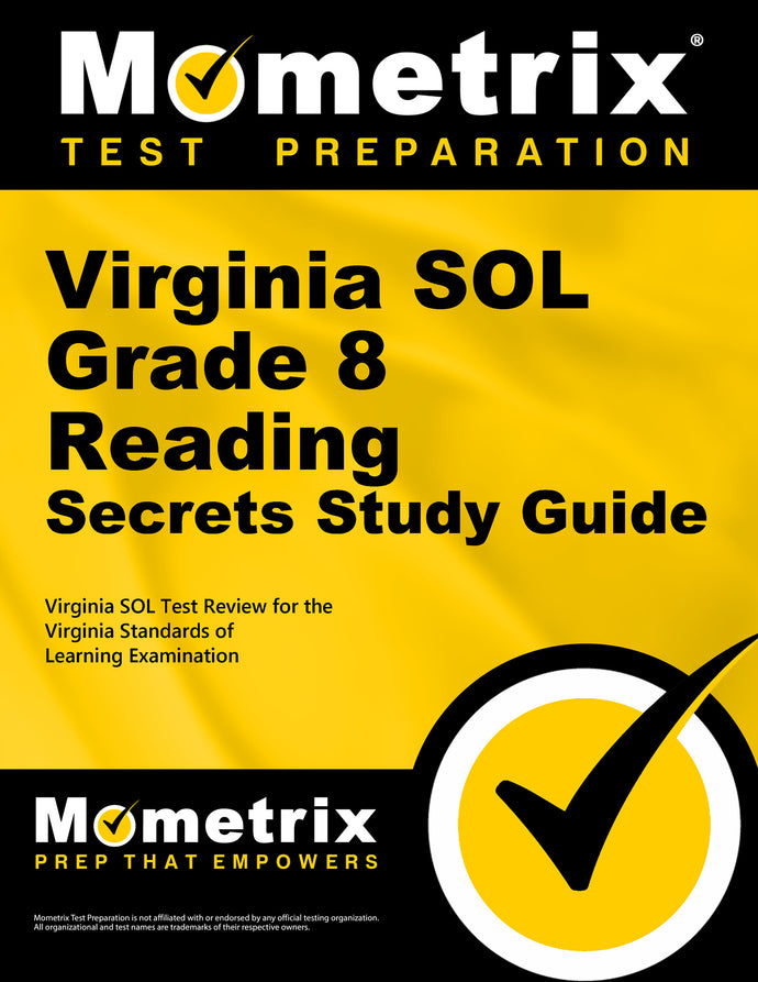 Virginia SOL Grade 8 Reading Secrets Study Guide