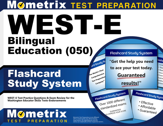 WEST-E Bilingual Education (050) Flashcard Study System