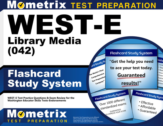WEST-E Library Media (042) Flashcard Study System