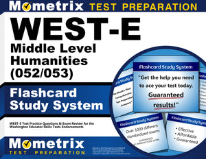 WEST-E Middle Level Humanities (052/053) Flashcard Study System