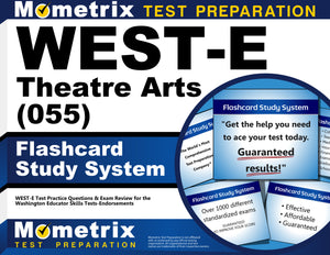 WEST-E Theatre Arts (055) Flashcard Study System