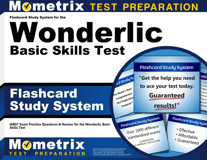Flashcard Study System for the Wonderlic Basic Skills Test